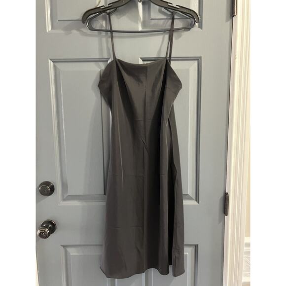 George Hatab Saks Fifth Ave Vintage black silky nightgown slip dress Size 34 - Picture 1 of 8